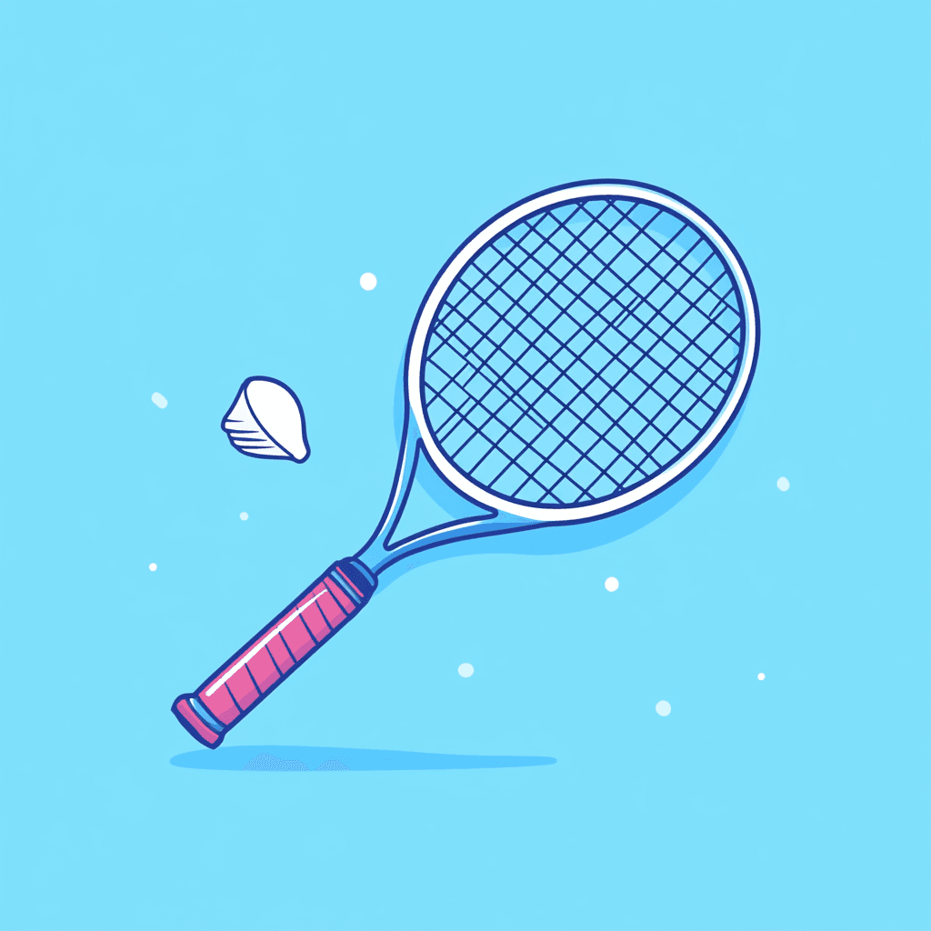 Racket Sprint original repeating artwork