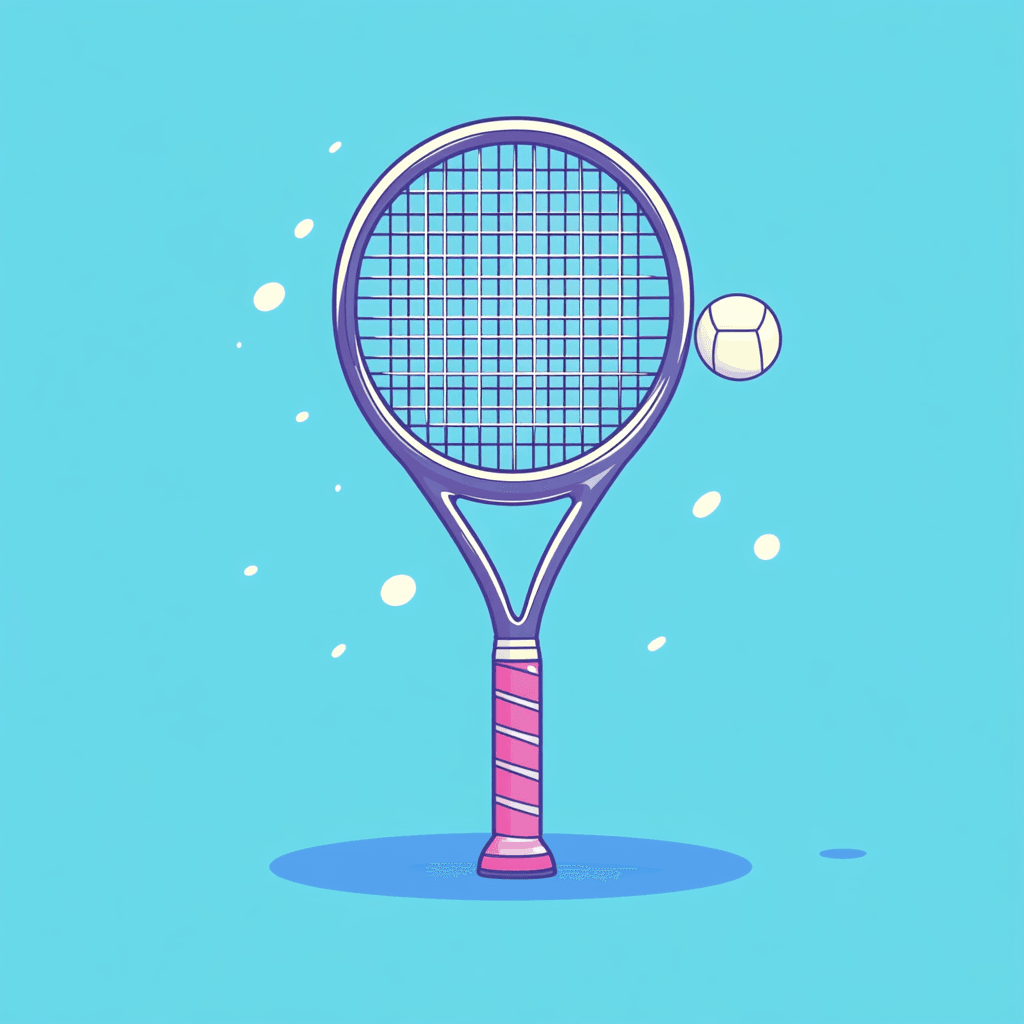 Racket Squad original repeating artwork
