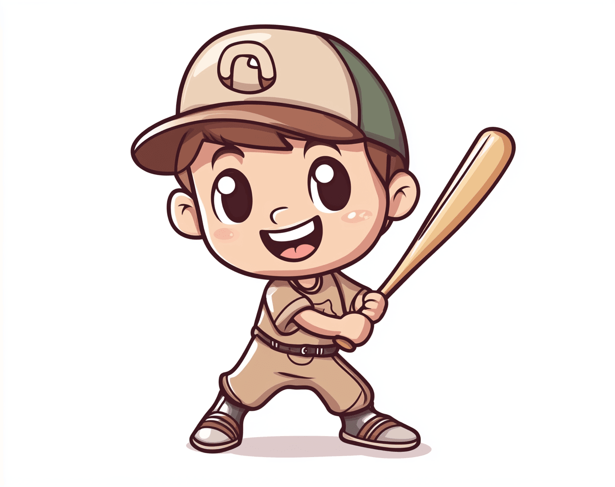 Baseball Spin original repeating artwork