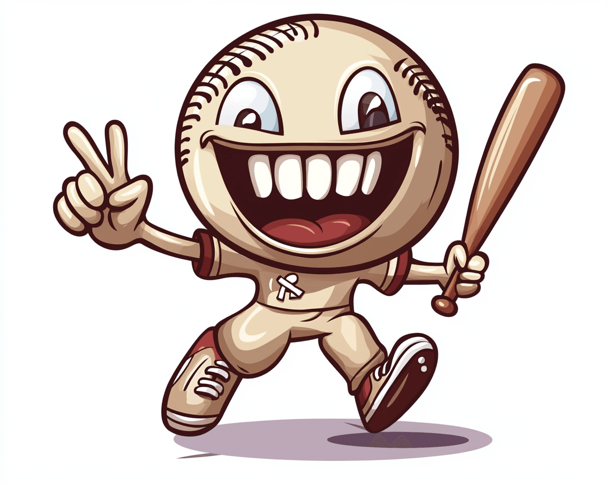 Baseball Shine original repeating artwork