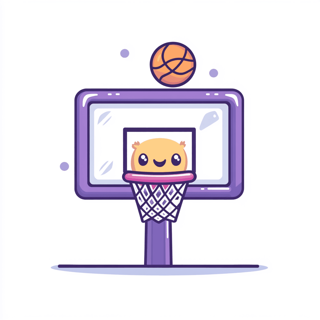 Basketball Rush original repeating artwork