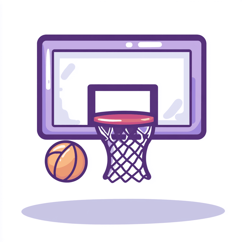 Basketball Print original repeating artwork