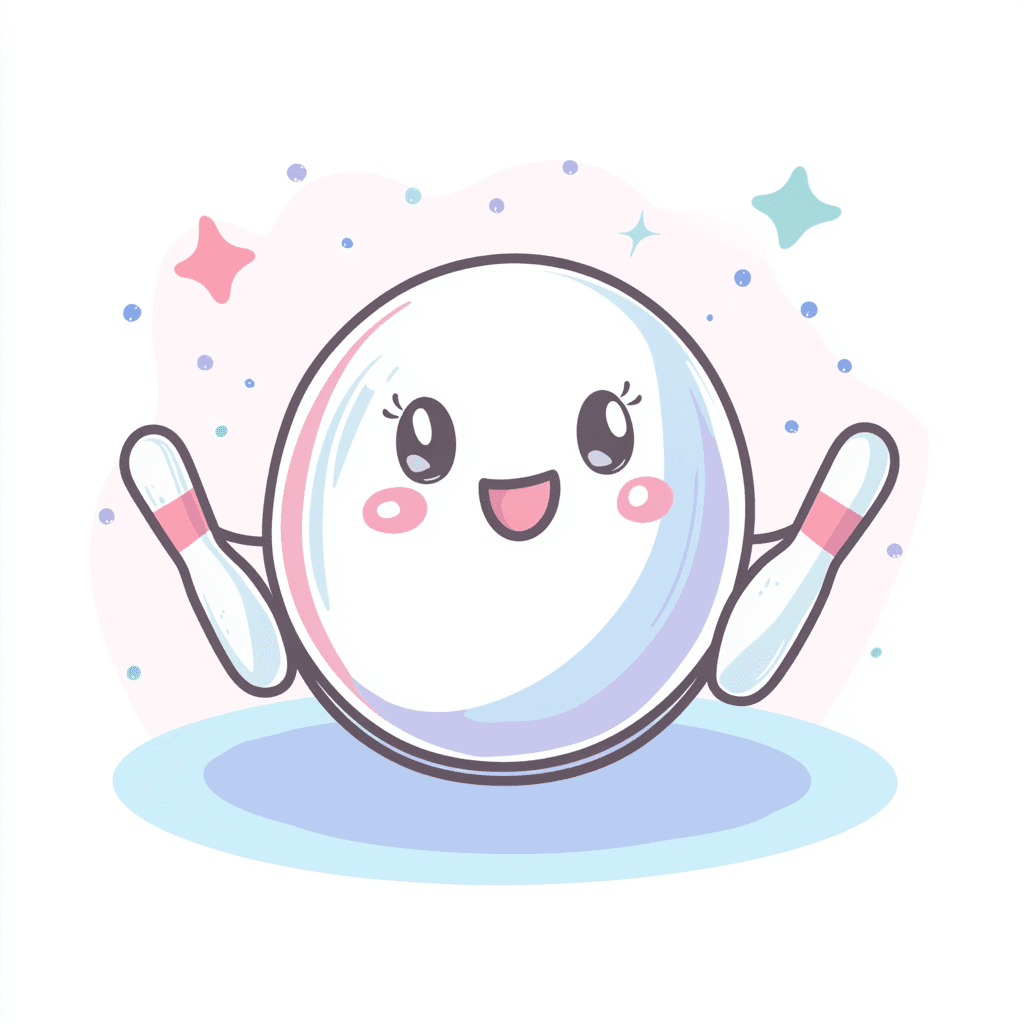 Bowling Shine original repeating artwork