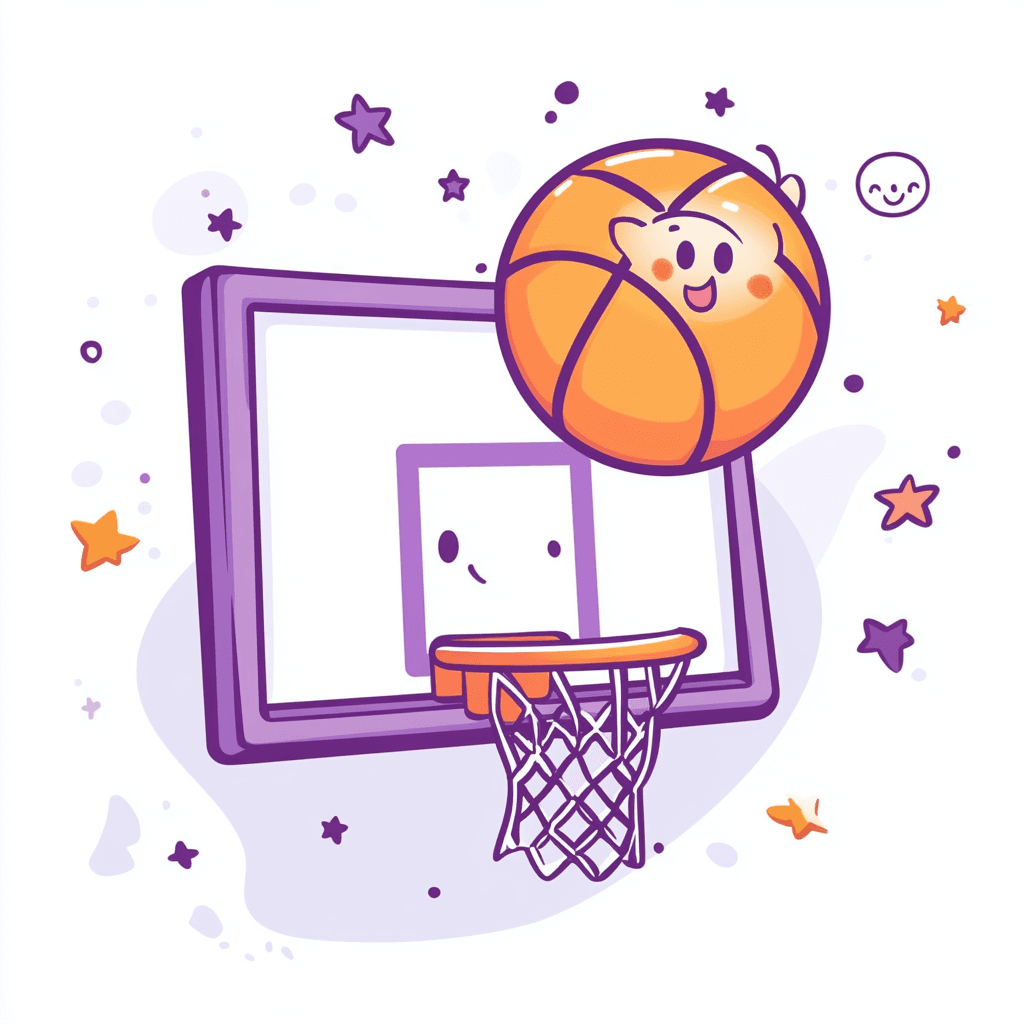 Sports Ball Gang original repeating artwork