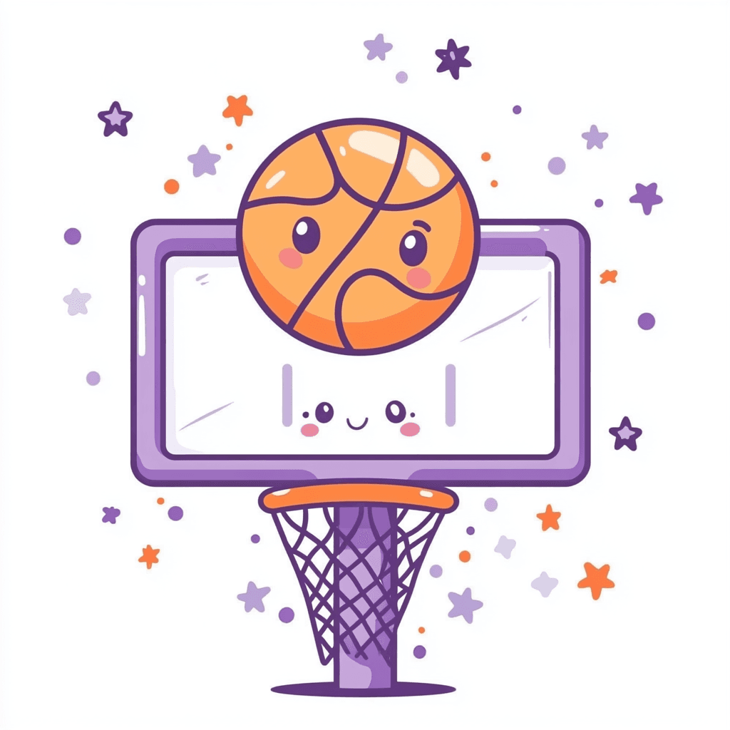 Basketball Starlight original repeating artwork
