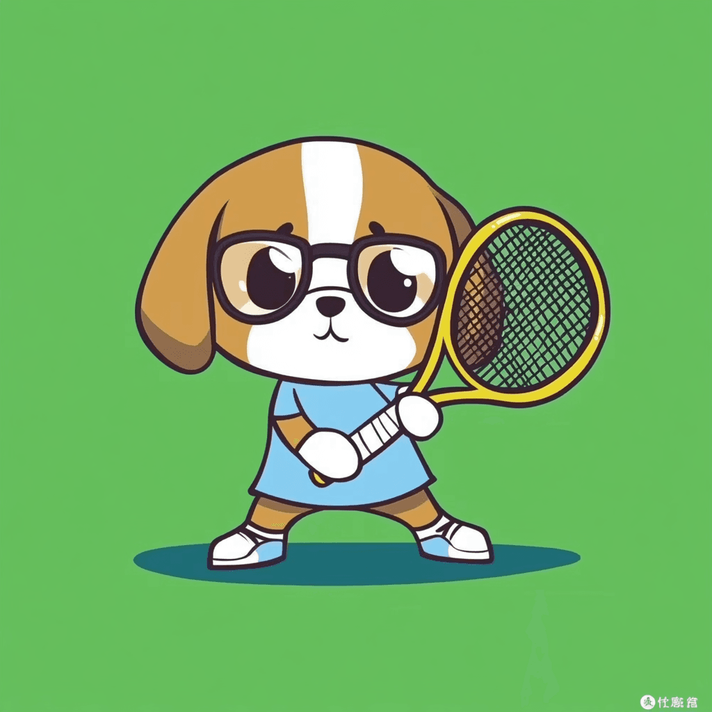 Racket Buzz original repeating artwork