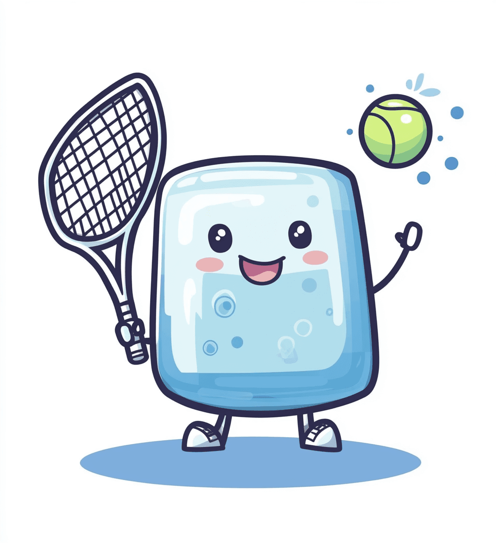 Racket Flare original repeating artwork