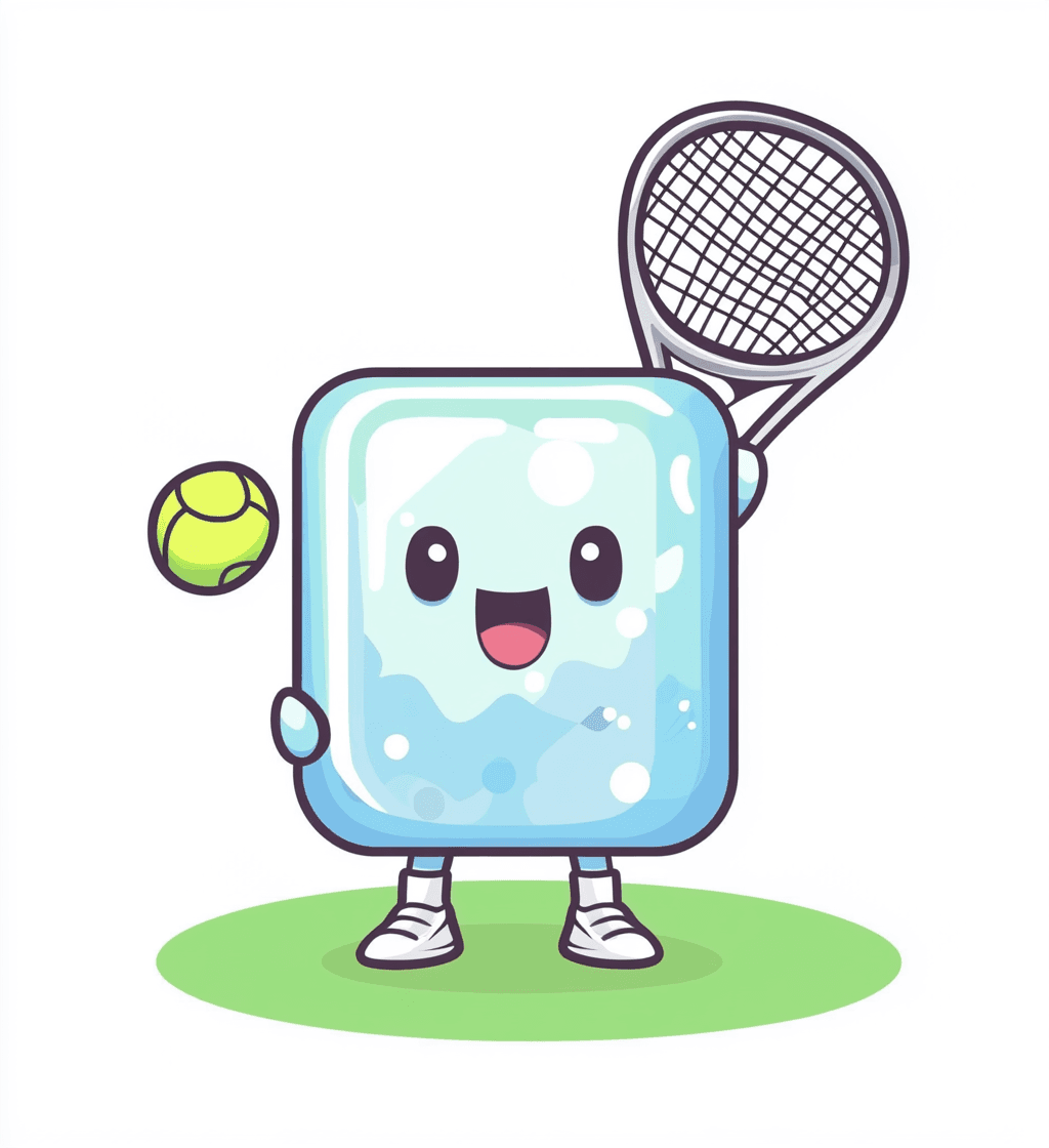 Racket Kick original repeating artwork