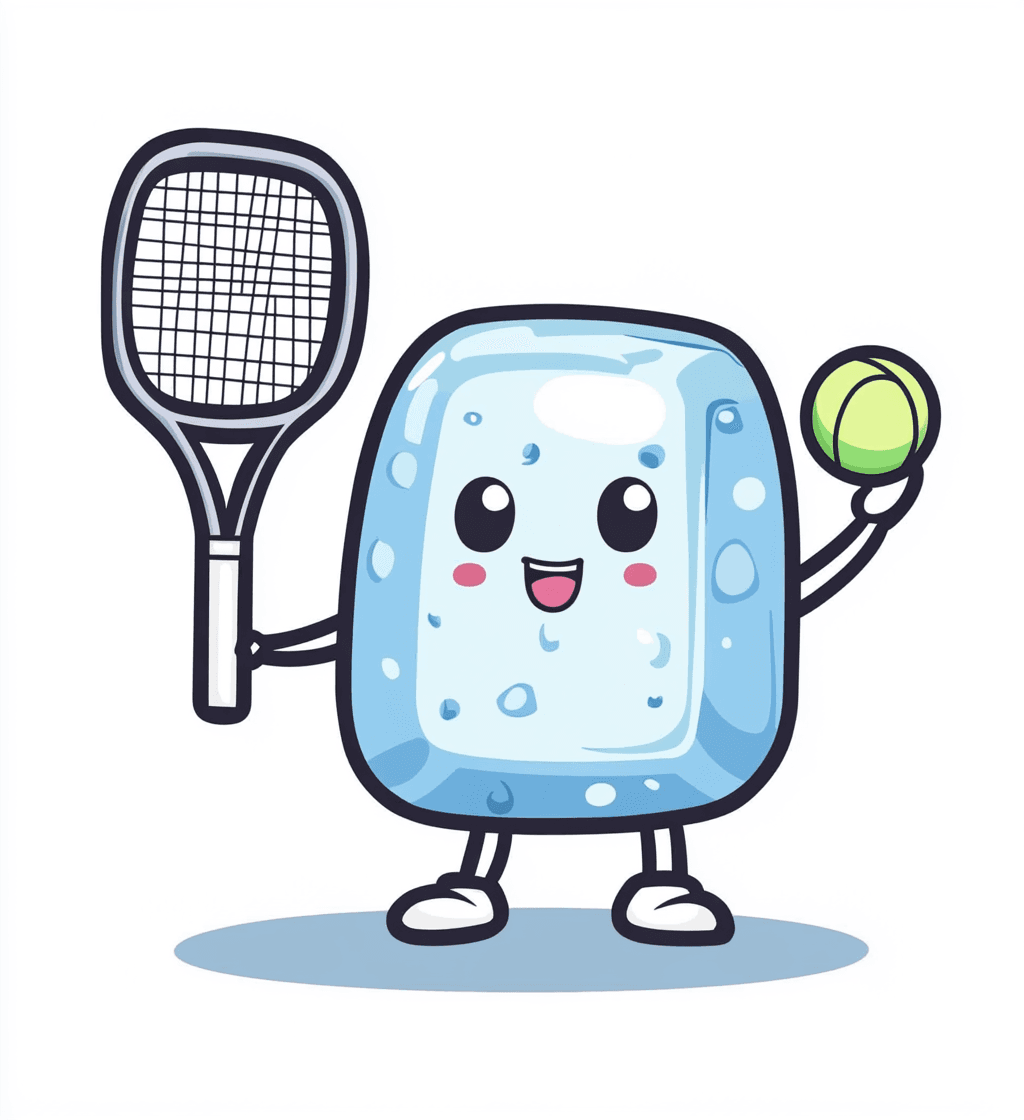 Racket Hue original repeating artwork