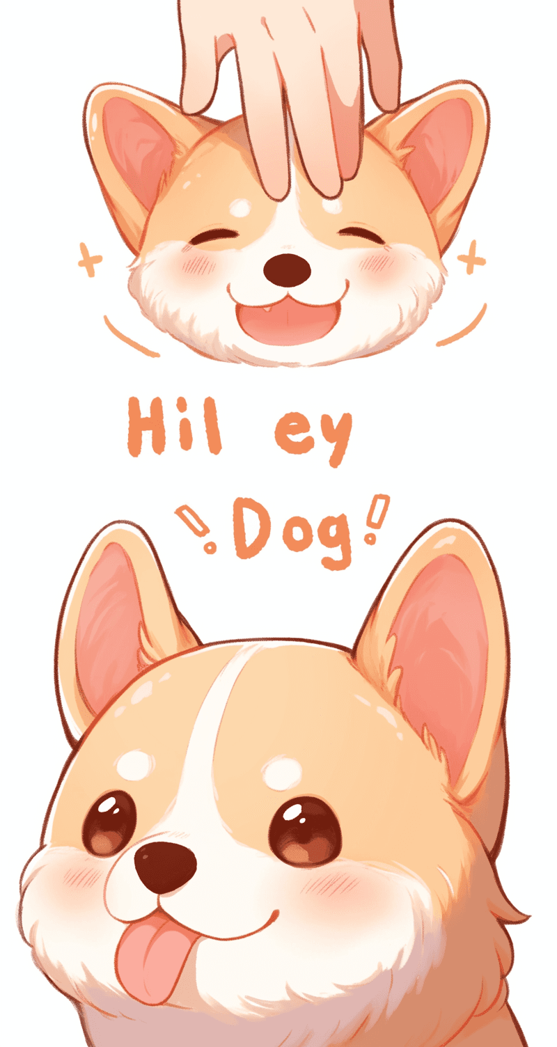 Cute Puppy Tint original repeating artwork
