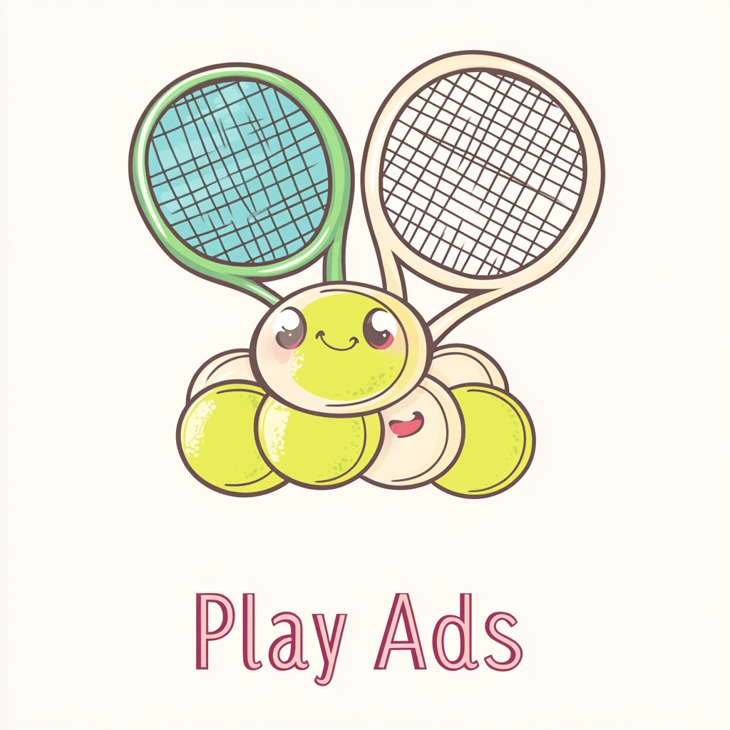 Racket Fizz original repeating artwork