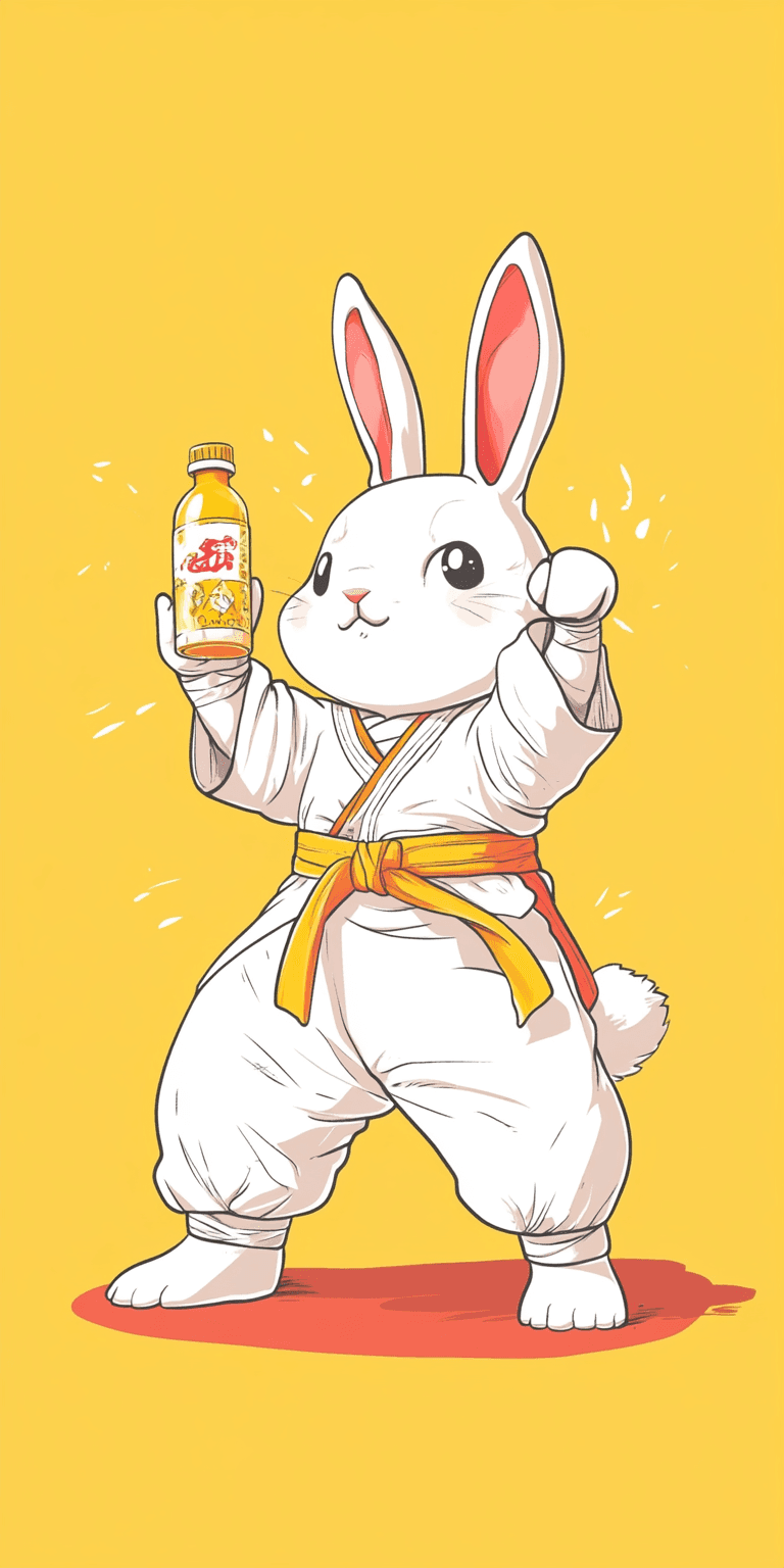 Bunny 104 original repeating artwork