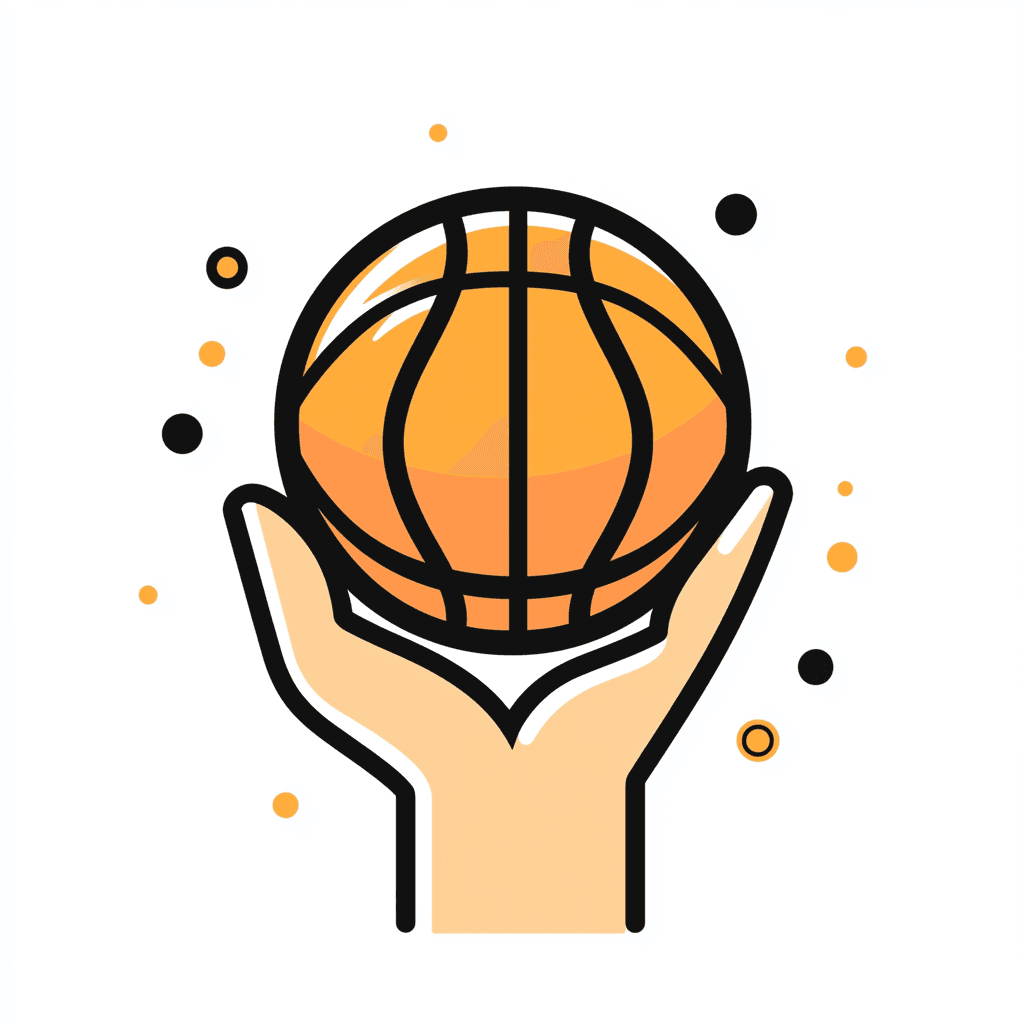 Basketball Harbor original repeating artwork
