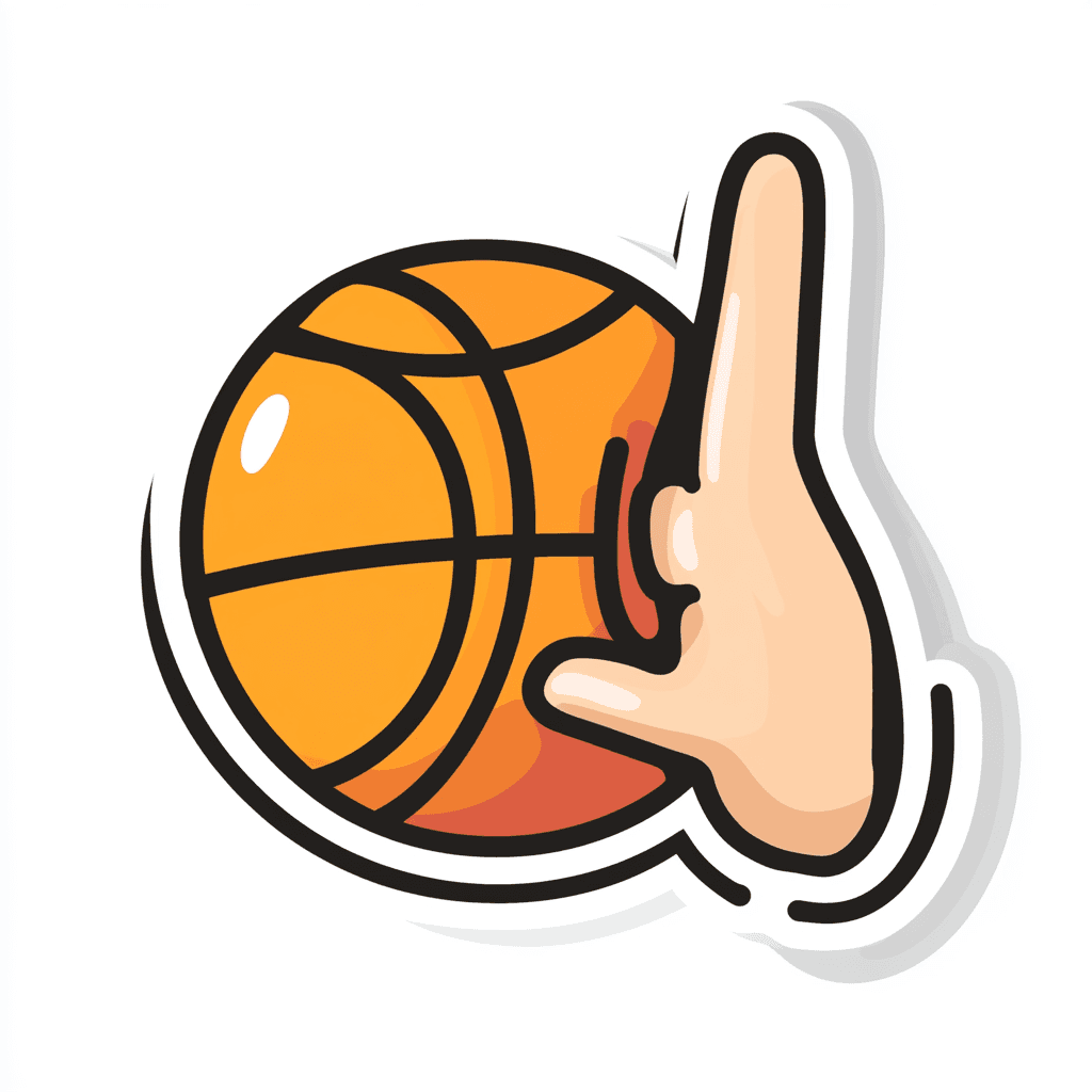 Basketball Evening original repeating artwork