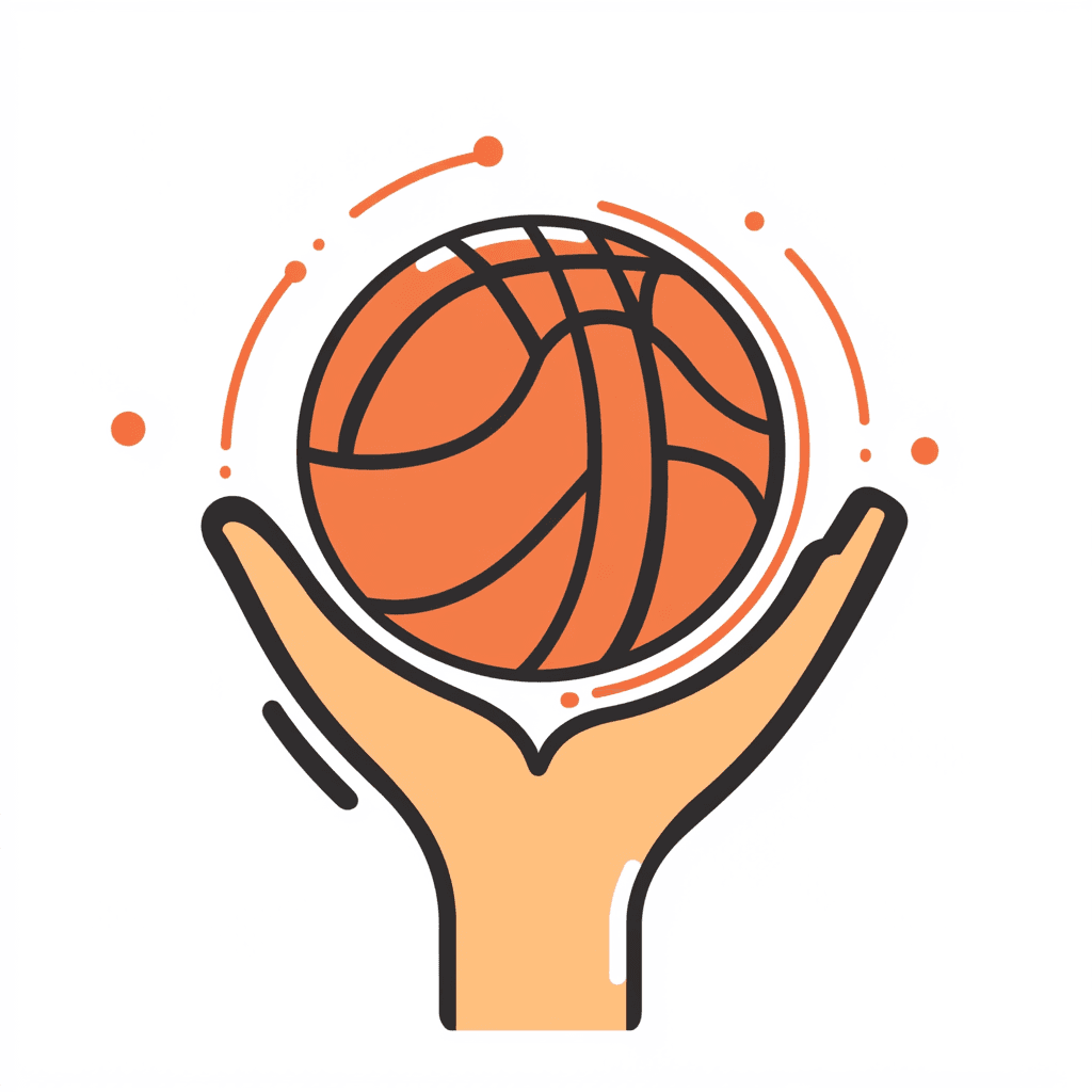 Basketball Press original repeating artwork
