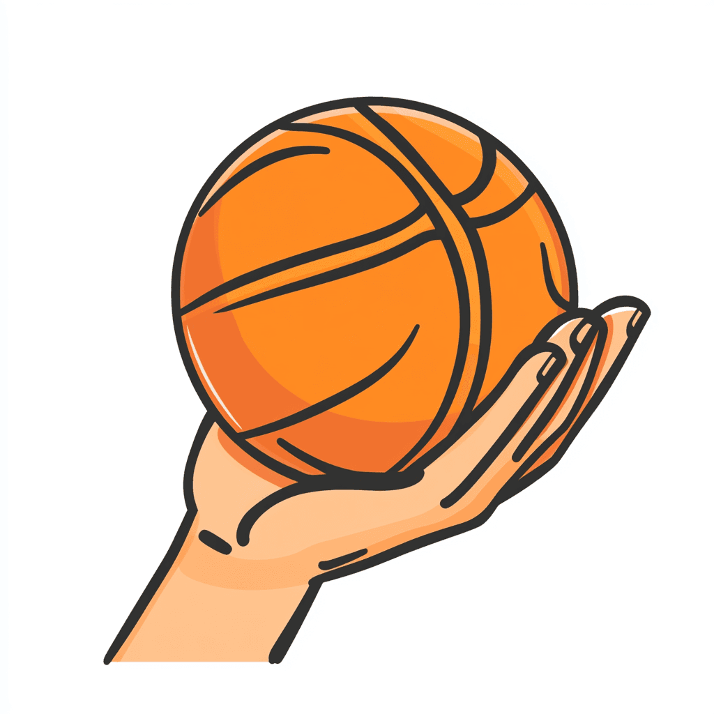 Basketball Point original repeating artwork