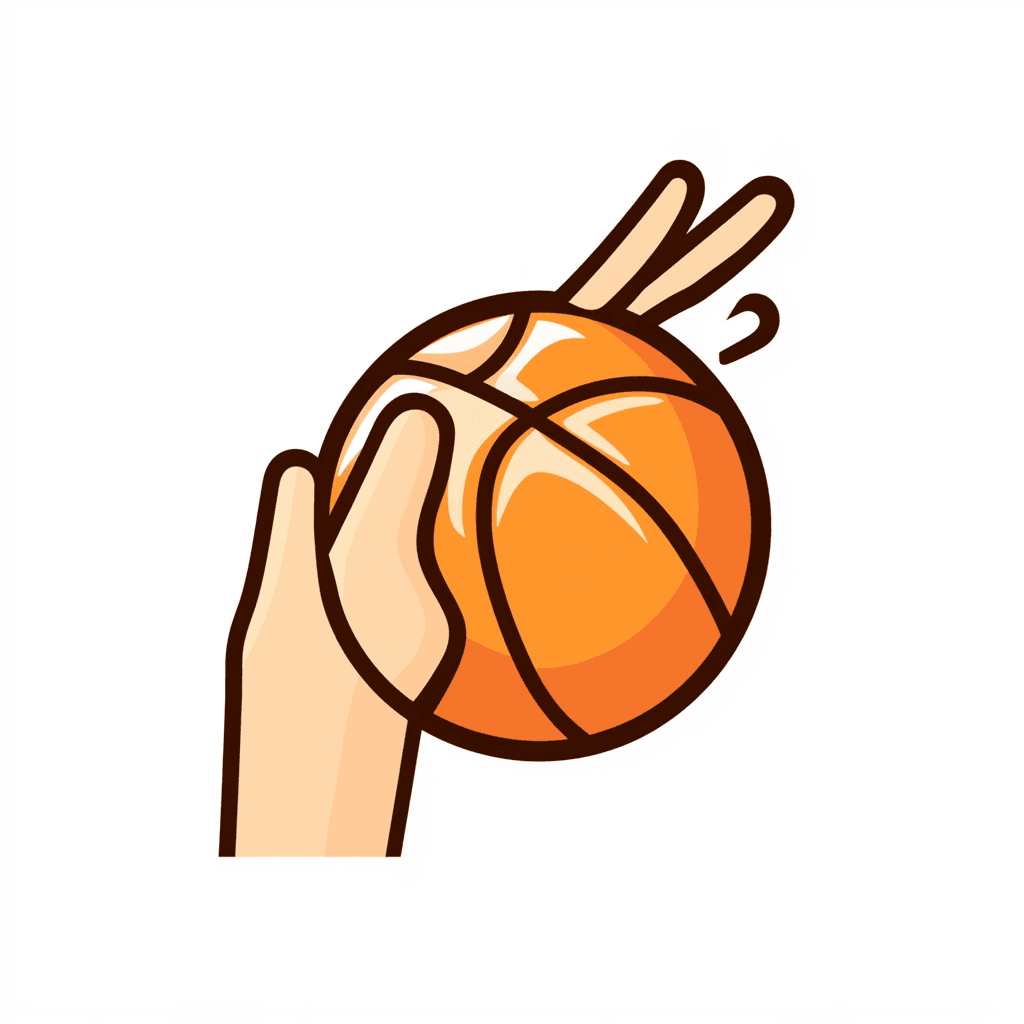 Basketball Dusk original repeating artwork