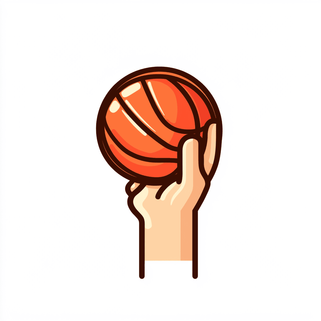 Basketball Party original repeating artwork