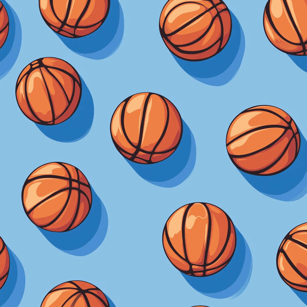 Basketball 024 original repeating artwork