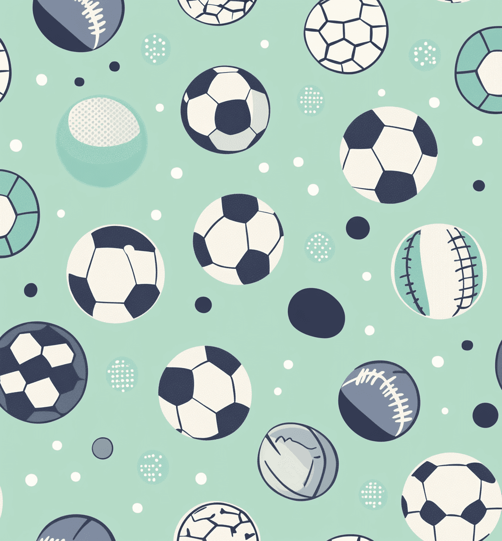 Soccer Flip original repeating artwork