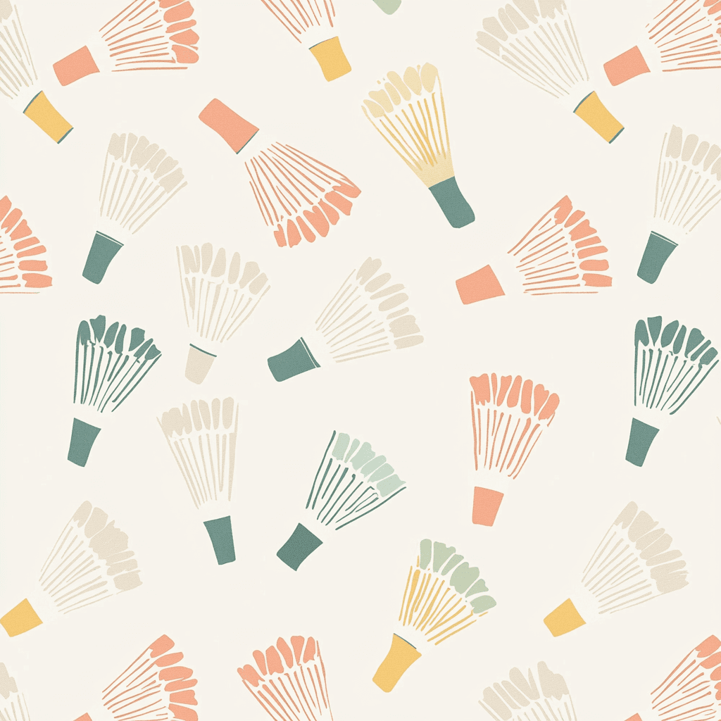 Badminton 008 original repeating artwork