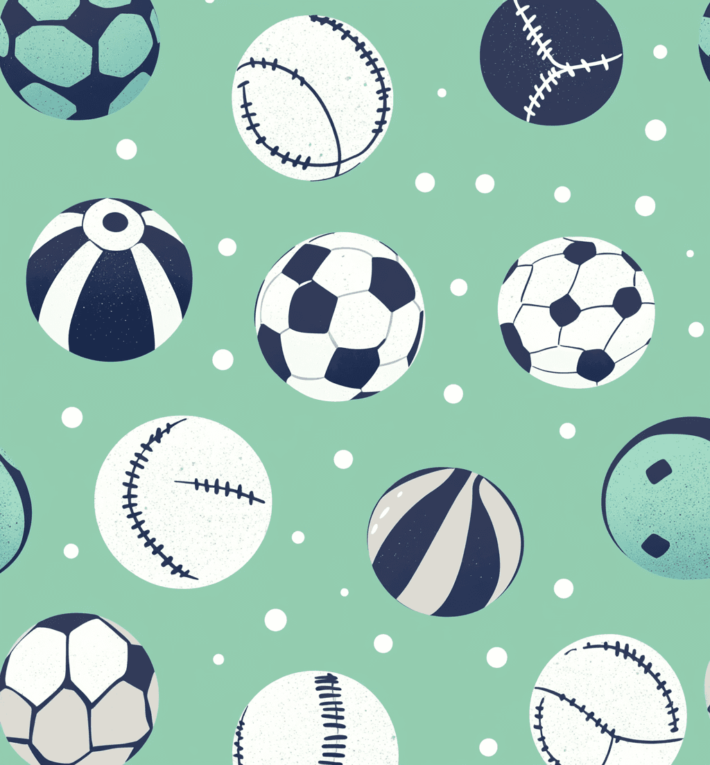 Soccer Starlight original repeating artwork