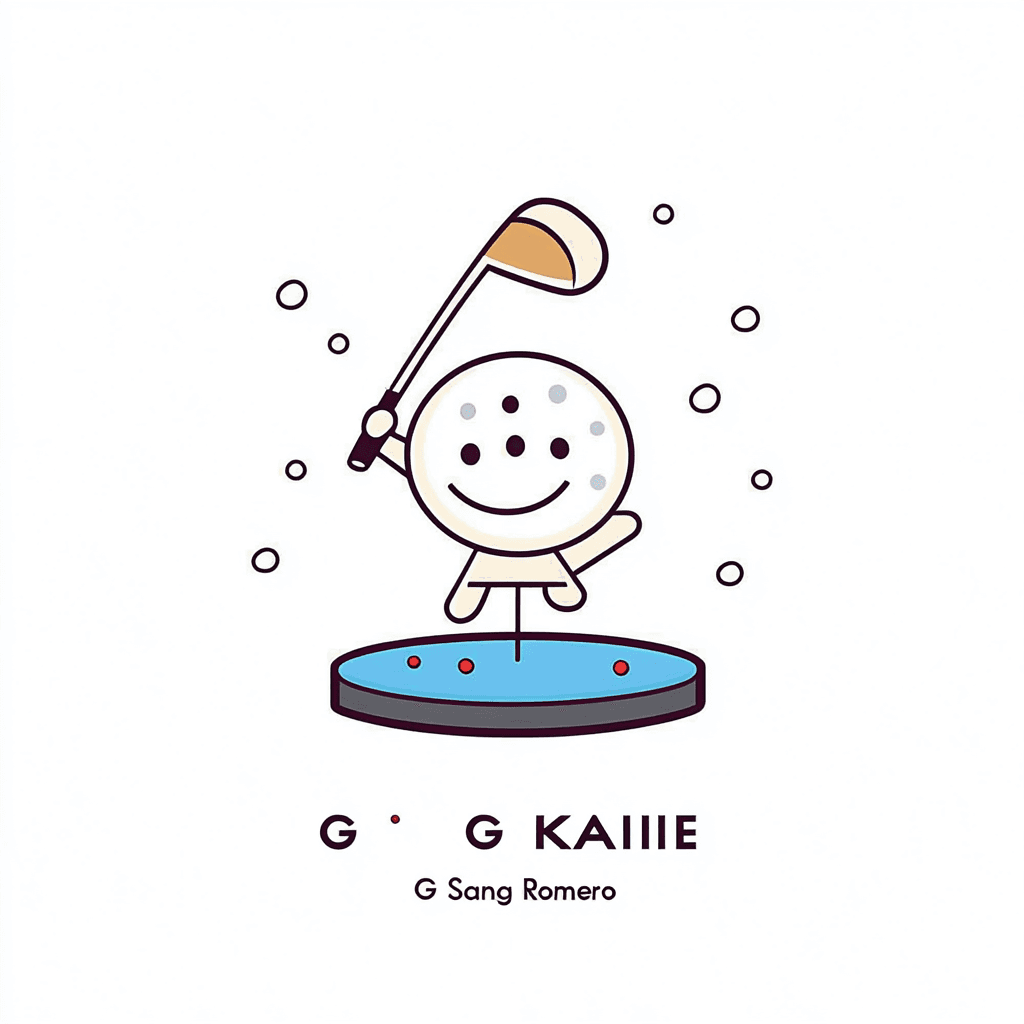 Golf Zip original repeating artwork