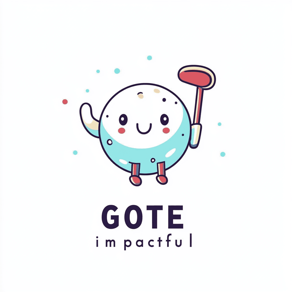 Golf Loop original repeating artwork