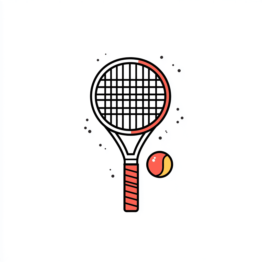 Tennis 094 original repeating artwork