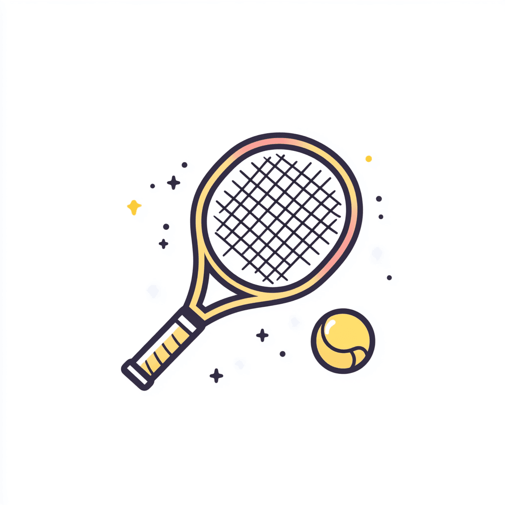 Tennis 081 original repeating artwork