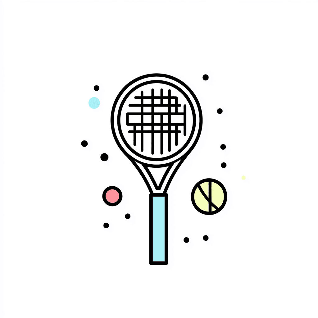 Tennis 149 original repeating artwork