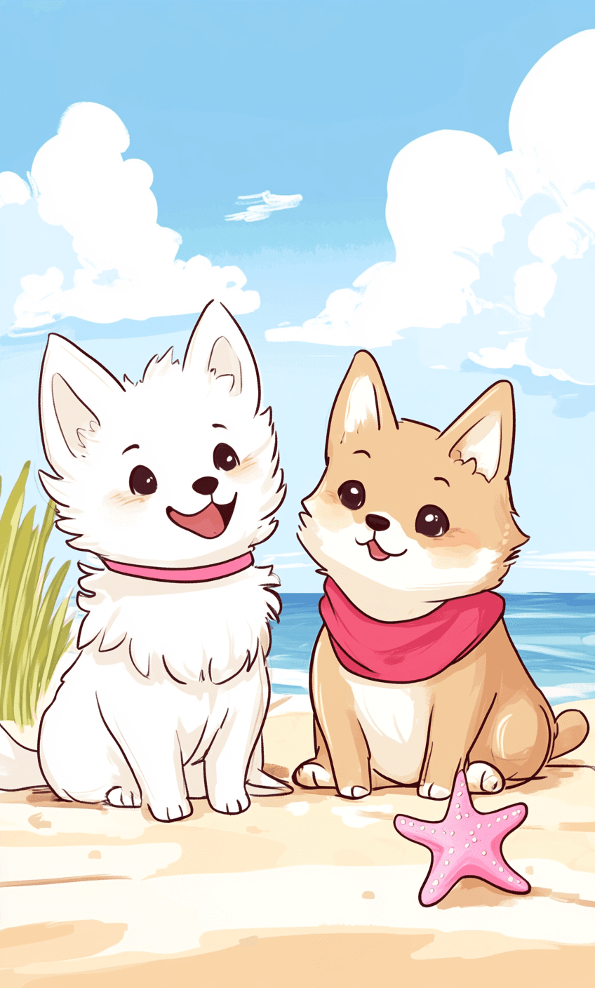 Cute Puppy Archive original repeating artwork