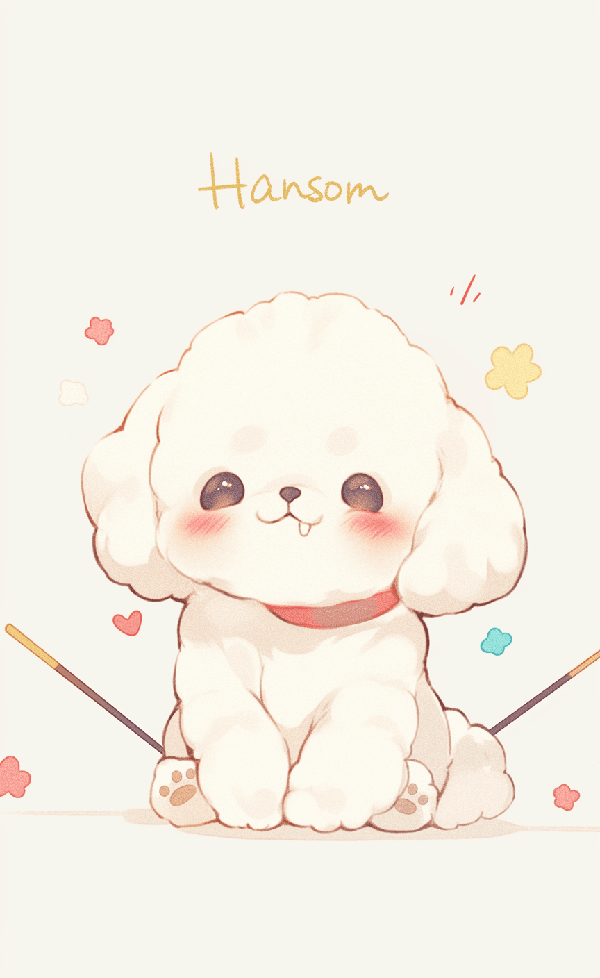 Cute Puppy 081 original repeating artwork
