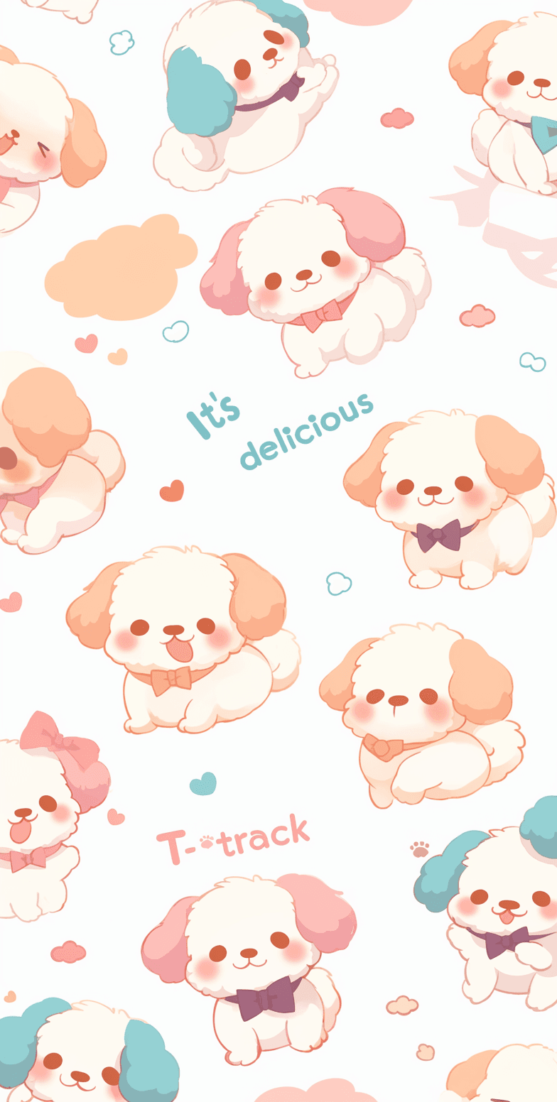 Cute Puppy 006 original repeating artwork