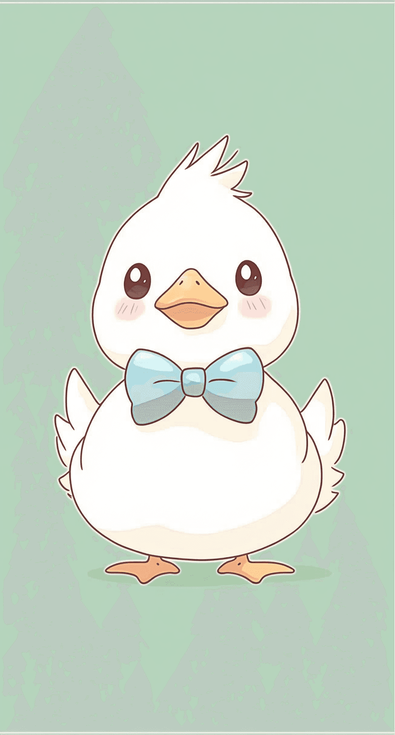 Cute Duck original repeating artwork