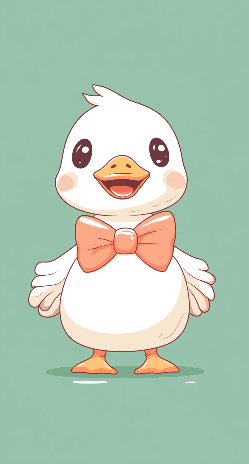 Cute Duck Crew original repeating artwork