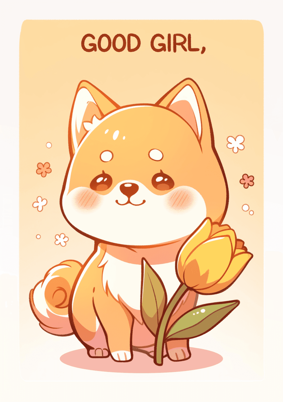 Cute Puppy Rise original repeating artwork