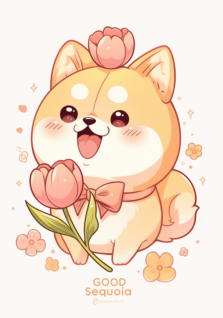Cute Puppy Buzz original repeating artwork