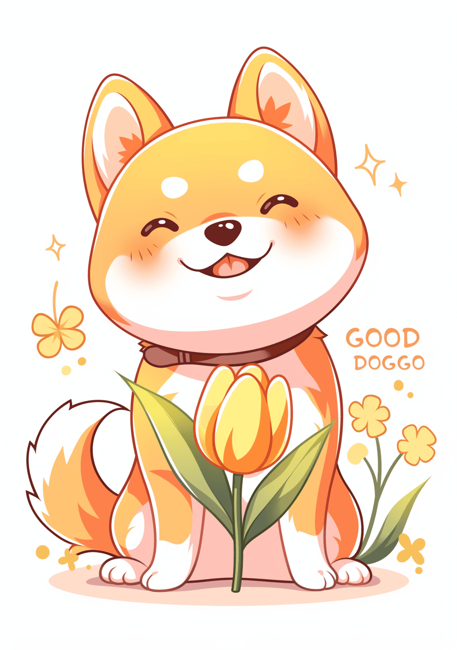 Cute Puppy Print original repeating artwork