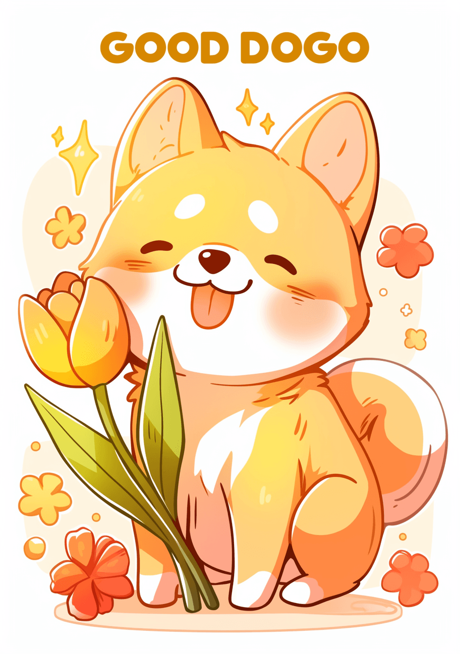 Cute Puppy Drift original repeating artwork
