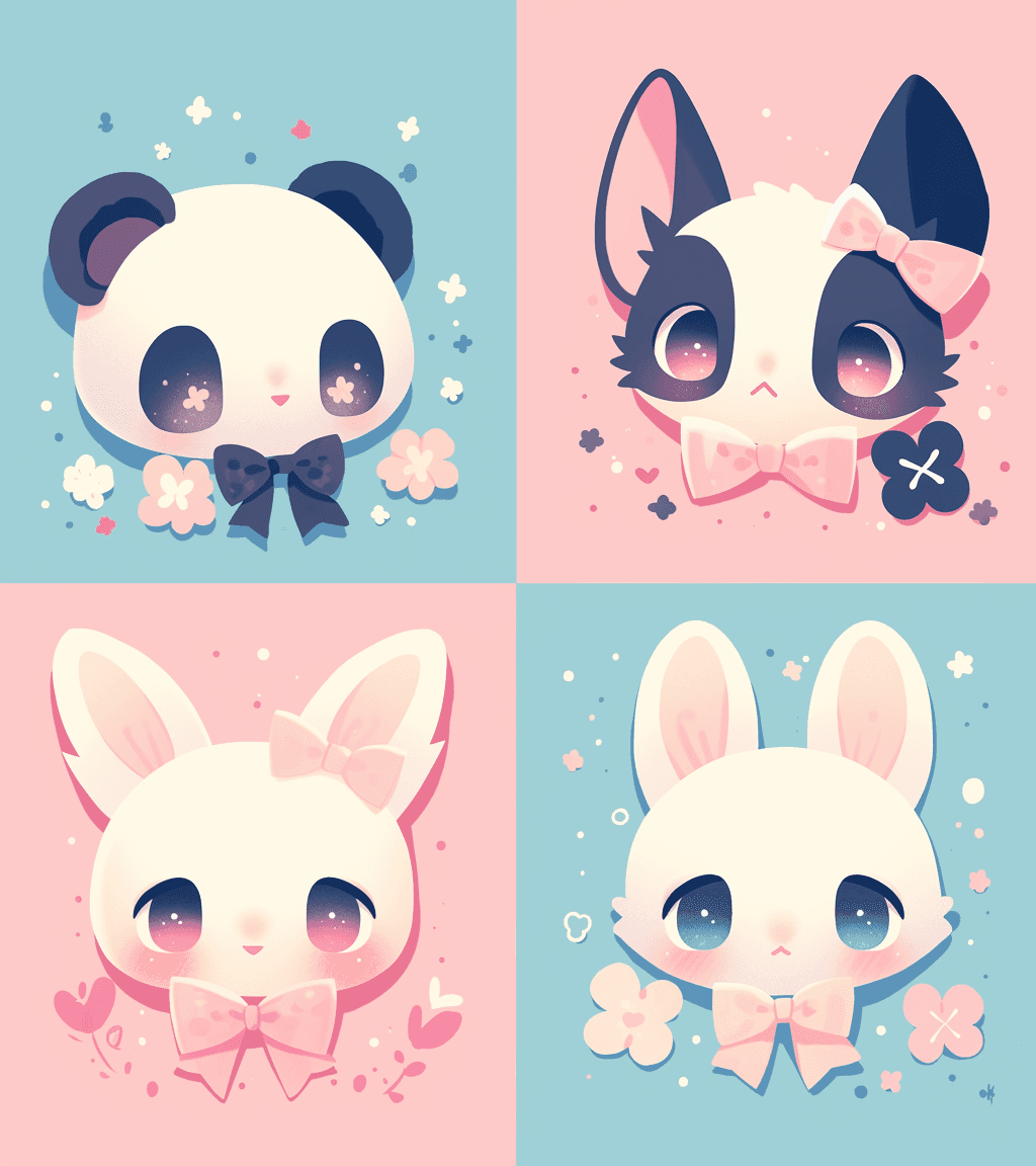 Cute Animals Session original repeating artwork