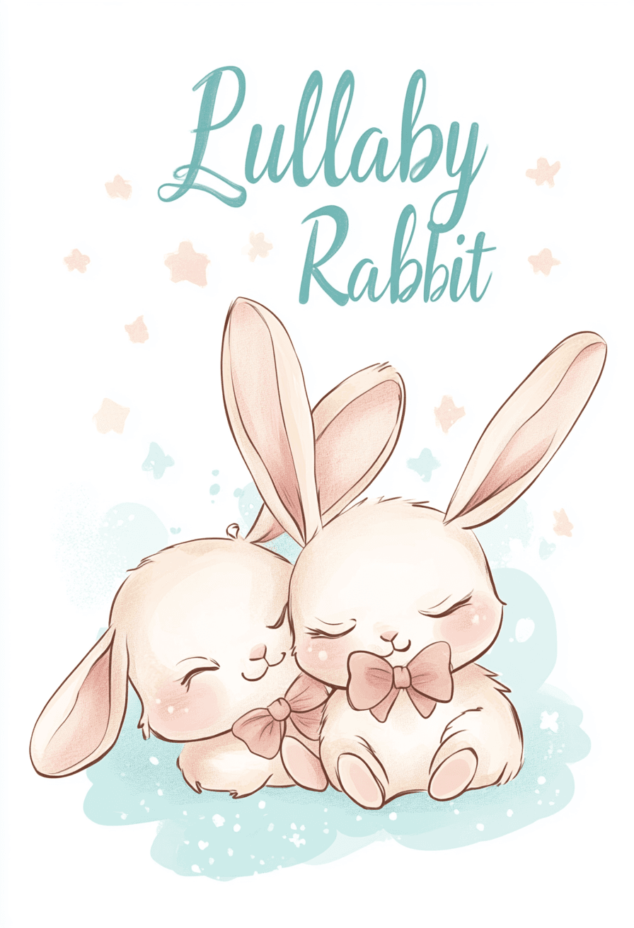 Cute Bunny Club original repeating artwork