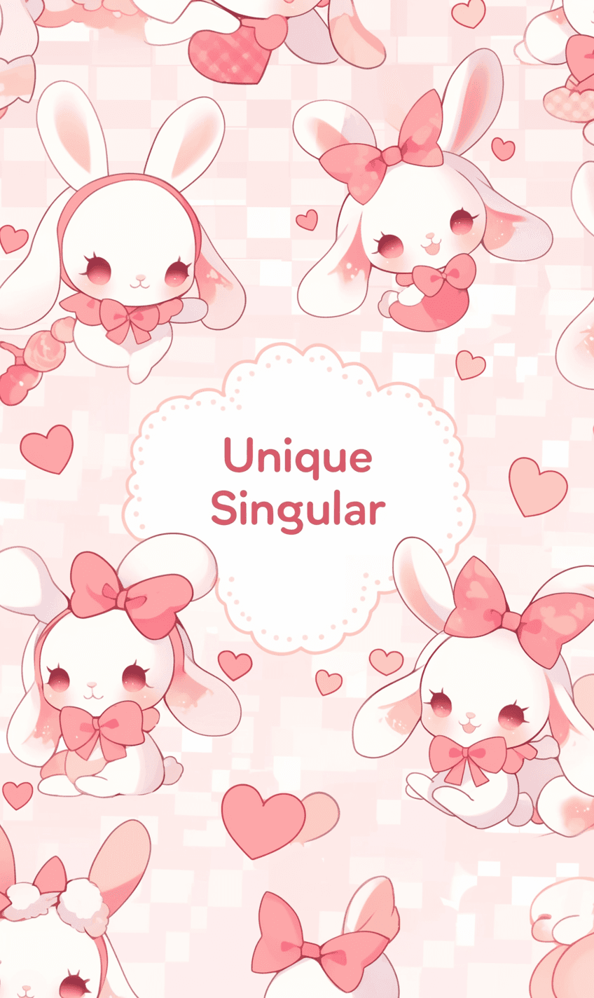 Cute Bunny Session original repeating artwork