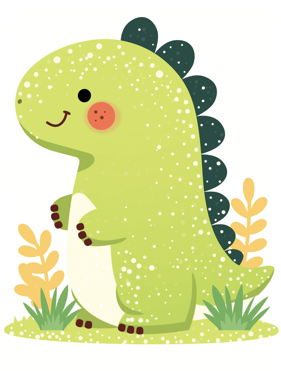 Cute Dinosaur Gang original repeating artwork