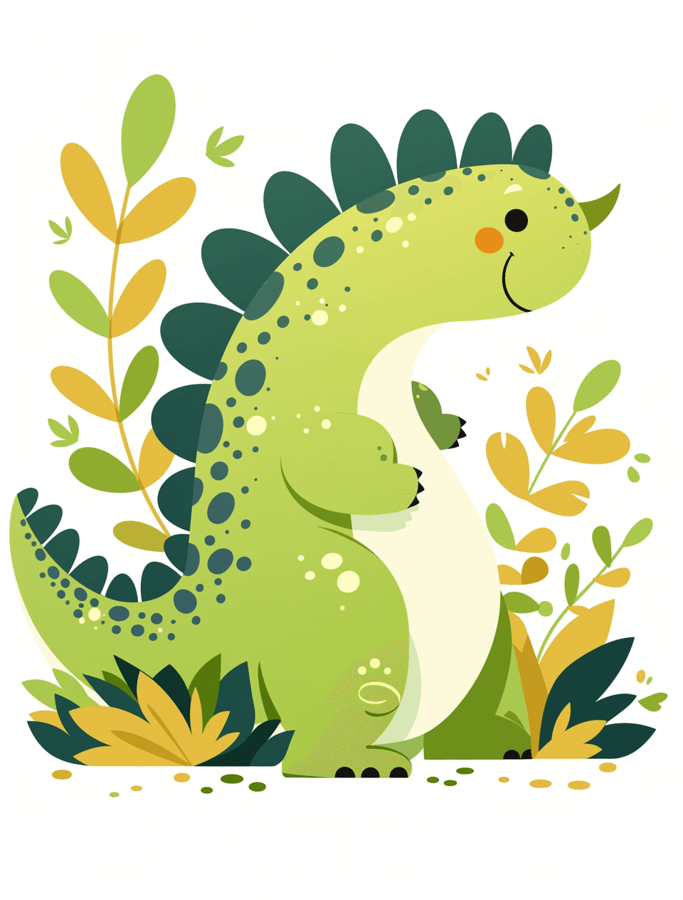 Cute Dinosaur Fair original repeating artwork