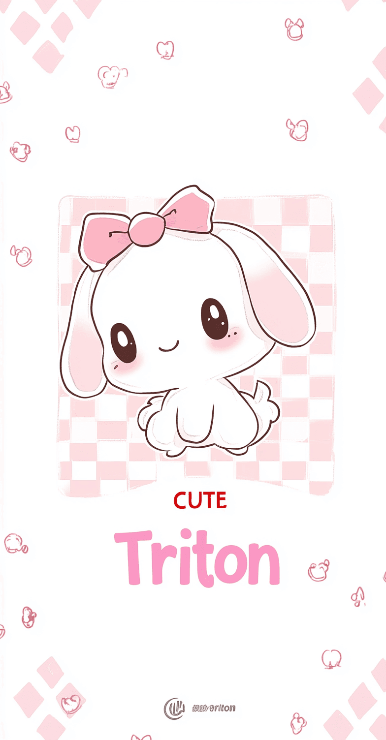 Cute Animals Bop original repeating artwork