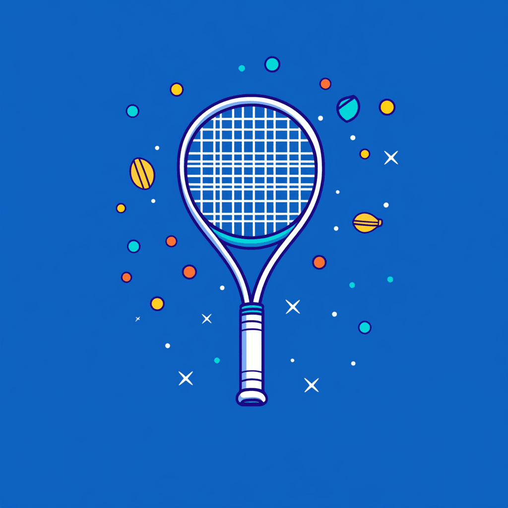 Racket Collective original repeating artwork