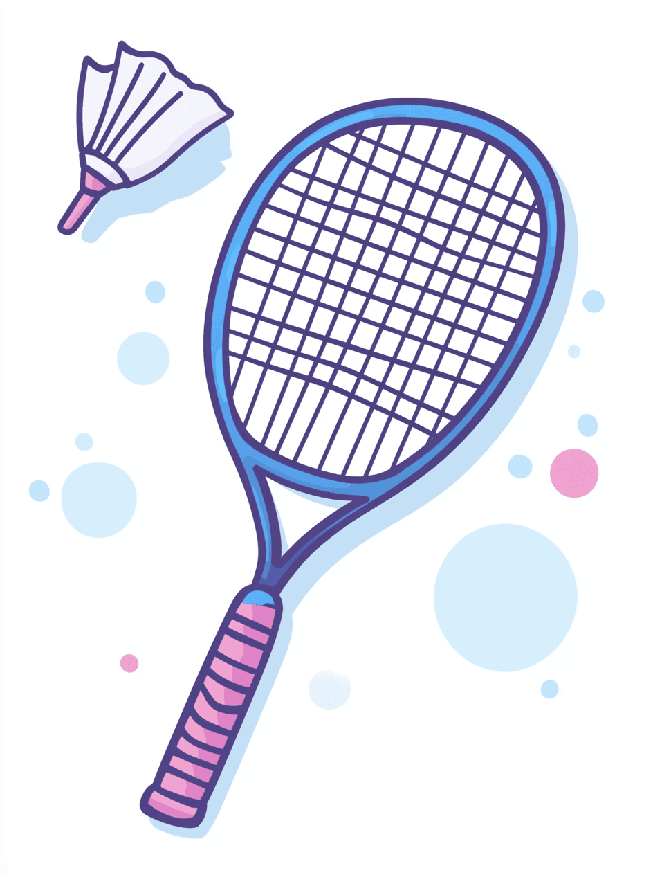 Racket Pals original repeating artwork