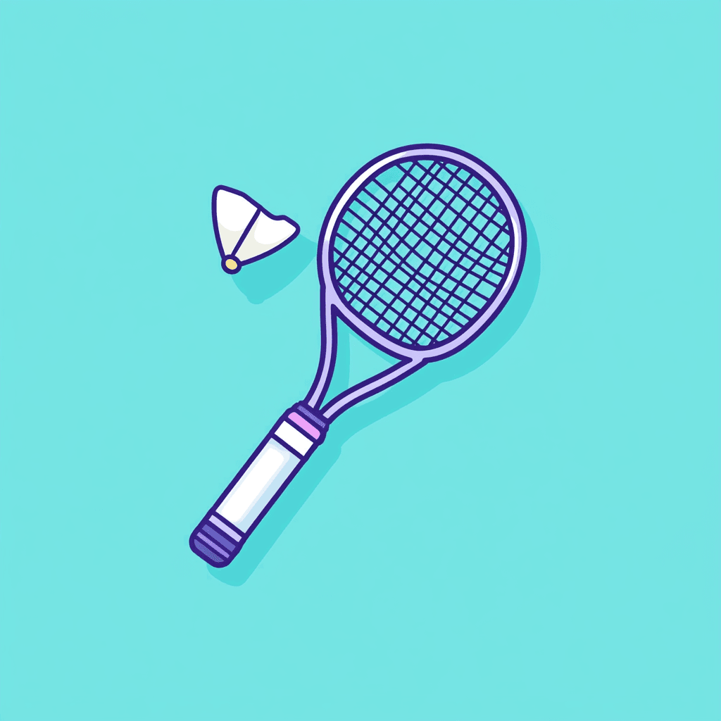 Racket Parade original repeating artwork