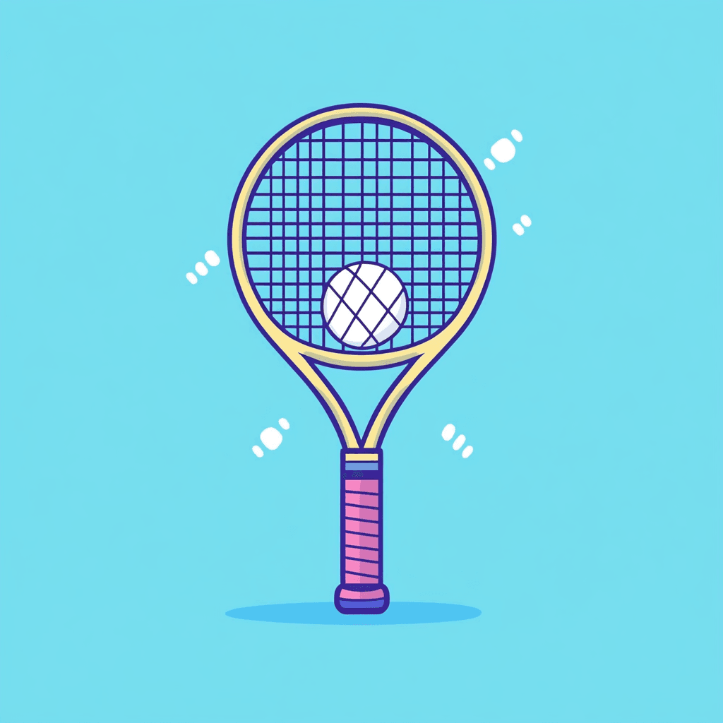 Racket 005 original repeating artwork